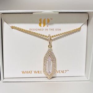 Bomb Party April 2026 “The Eden Necklace” Gold Plated & CZ Removable Pendant